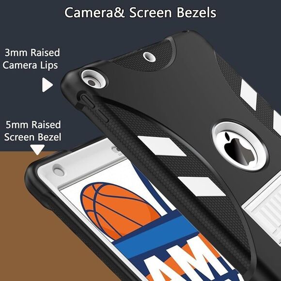 Rantice Case for iPad 9th/8th/7th - Heavy Duty Shockproof Rugged Protective Case - Picture 7 of 9
